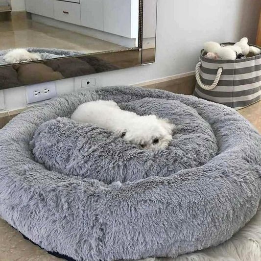 Cama Nube de Confort Antiestrés para Peludos — Suave y Lavable
